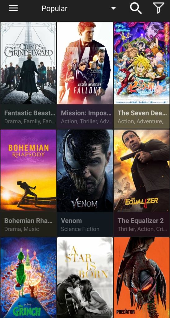 Cinema HD App Movies & TV Shows