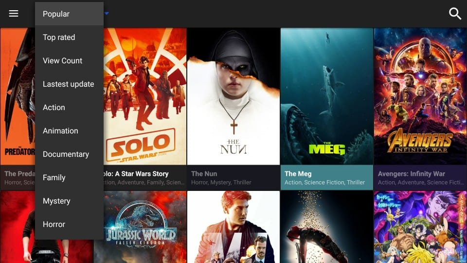 Cinema HD Features on Apple TV - Movies and TV Shows